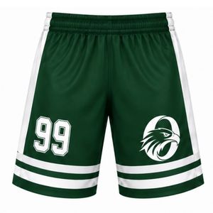 Conjunto de Hockey sobre Hielo Sublimado Verde Oscuro para Hombre, Jersey y Pantalones Cortos de Poliéster a Rayas, Uniforme Deportivo de Alto Rendimiento, Ropa para Juego en Equipo - Product Image 4