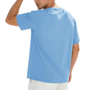 T-shirt Ringer Homme au Design Minimaliste, Manches Courtes, Tissu Durable et Écologique, Coutures Robustes, Service OEM ODM - Product Image 6