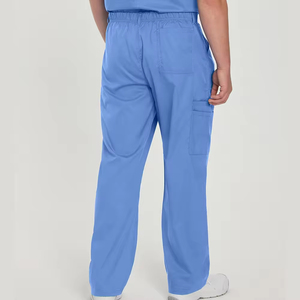 New Design Canvas Scrubs Straight Leg Pants Quick Dry Breathable Wholesale Pure Color <b>Set</b> <b>Doctor</b> Nurse Operating Room Uniform - Product Image 2