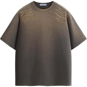 Camisetas de Hombre de Talla Grande con Estampado Oversize, Lavado, Tejido Pesado, Estilo Vintage, Teñido Liso, Personalizables con Color y Logotipo - Product Image 6