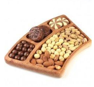 Bandeja de Madera Creativa de Lujo para Frutas y Aperitivos, Producto de la Mejor Calidad y Artesanía Decorativa para el Hogar, Venta al Por Mayor - Product Image 6