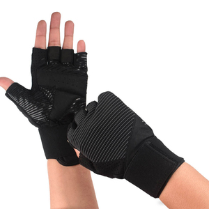 Customized Logo Half Finger Weight Lifting Gloves for Gym Fitness Training-Lightweight Breathable Weight Lifting Gloves - Product Image 1