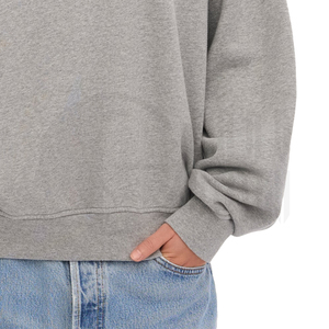 Sudadera Oversize de Cuello Redondo para Mujer, Casual, de Forro Polar, Manga Larga, Lisa, Personalizable, de Algodón - Product Image 3