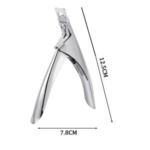Coupe-ongles en acrylique UBI – Acier à haute teneur en carbone avec levier à ressort et poignée ergonomique antidérapante pour acryliques, gels, faux ongles - Product Image 3