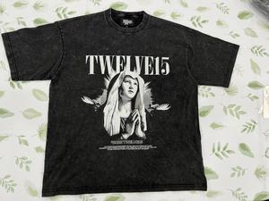 เสื้อยืดแขนสั้นคอกลมทรงปกติสำหรับผู้ชาย สไตล์สตรีท ผ้าฝ้าย 100% ระบายอากาศได้ดี เป็นมิตรกับสิ่งแวดล้อม รับผลิตแบบ OEM - Product Image 1