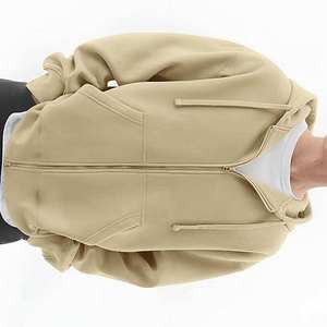 Sweat-shirt en molleton français personnalisé pour hommes, sweat-shirt en coton à revers côtelés pour hommes, sweat-shirt pour marques en démarrage - Product Image 6