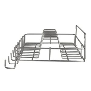 ที่แขวนฟองน้ำติดผนังพร้อมตะขอ ที่เก็บของในครัวแบบโลหะกันสนิม - Product Image 2