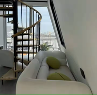 Étanche Resort Hôtel Internet Célébrité Payé B & B Extérieur Coupe-Vent Support Anti-Corrosion En Acier Triangle Capsule Maison