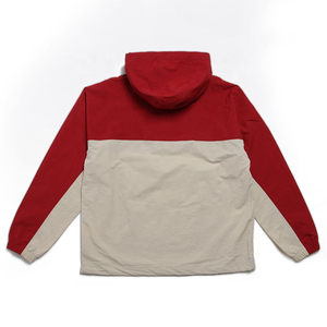 Chaqueta con Capucha para Hombre, Diseño Color Block, Cierre de Cremallera, Resistente al Viento, Informal, para Otoño, Material de Poliéster, Bolsillo Frontal, Manga Regular - Product Image 2