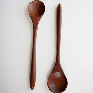 Acacia Wood Kitchenware Set Teak Spatula Salad <b>Spoon</b> <b>Soup</b> Mixing <b>Spoon</b> Noodle Leaking <b>Spoon</b> Practical Wooden Tools - Product Image 1