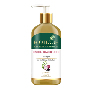 Shampoo aux herbes de graines d'oignon noir, formule cosmétique pour des cheveux frais, forts, à texture lisse, brillance saine et cuir chevelu nourri - Product Image 1
