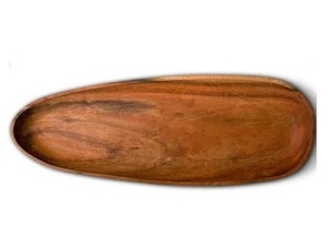 Bandeja Decorativa de Madera para Decoración del Hogar y Servir Comida, Elegante Bandeja de Madera Natural Disponible al Mejor Precio - Product Image 2