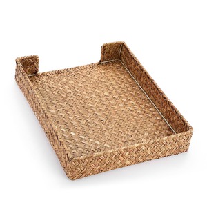 Natural Seagrass Desk Storage <b>Basket</b> Organizer Handmade Storage <b>Basket</b> Wholesale eco-friendly Made in Viet Nam - Product Image 1