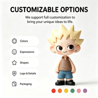 Figura de Anime Personalizada, Modelo de Personaje de Juguete de Plástico, Impresión 3D, Juguete Coleccionable de PVC, Fábrica OEM