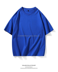 Impression personnalisée T-shirt homme décontracté T-shirt blanc vierge personnalisé T-shirts noirs unis pour l'impression - Product Image 3