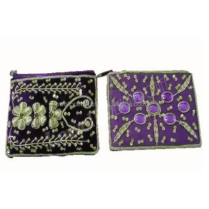 Elegant Wedding Evening Clutch <b>Bag</b> for Women Handmade Zipper Hand Embroidery <b>Coin</b> Purse Party Light Luxury Handbag Fashionable - Product Image 5