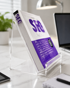 Versatile Clear Acrylic Artful AB01 3mm-6mm Thick <b>Book</b> Tablet Display Stand Stylish Easel for <b>Books</b> Magazines Comics Phones - Product Image 5