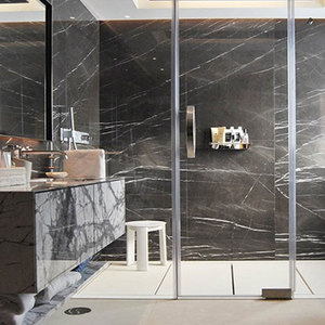 Premium Quality Marine Black <b>Marble</b> Stone Polished Finish for Elegant Interior Flooring & Wall Cladding - Product Image 1