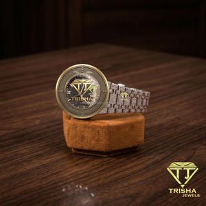 Reloj de Diamantes Moissanite con Incrustaciones Completas para Hombre, Estilo Hip Hop de Lujo, con Acero Inoxidable Chapado en Oro Rosa y Movimiento Automático - Product Image 4