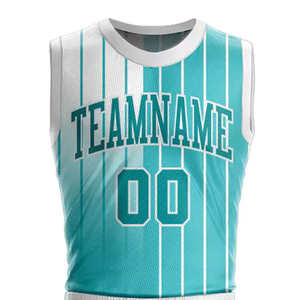Uniforme de Baloncesto Unisex de Alta Calidad al por Mayor, Manga Corta, Logotipo Personalizado, Transpirable, de Secado Rápido, 100% Poliéster - Product Image 3