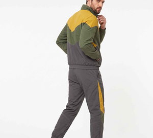 Premium Quality Lightweight Polyester/Nylon 2 1 <b>Wind</b> <b>Breaker</b> Tracksuit Men's Solid Color Breathable Quick Dry Sweatshirt Set - Product Image 5