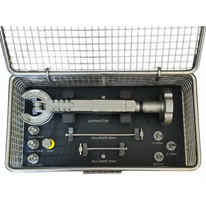 Juego Básico de Laparotomía: Suministros Quirúrgicos, Casete de Instrumentos Estériles para Bandeja de Acero Inoxidable Desmontable de 4 Piezas para Autoclave, Manual - Product Image 4