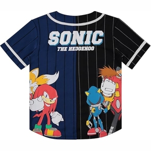 Maglia da Baseball Hip Hop Cool - Camicia Oversize in Rete alla Moda - Top Sportivo Elegante con Bottoni per la <span class=keywords><strong>Cultura</strong></span> Streetwear - Product Image 3