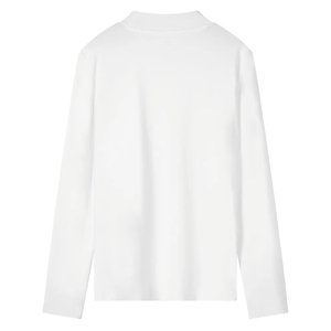 Thick Cotton Mock Neck T Shirt Men Oversize Custom Logo Printing OEM Wholesale Streetwear Manufacturer - Product Image 2