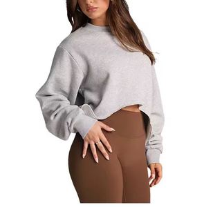 Sweat-shirt d'hiver à col rond personnalisé pour homme - Tissu en polaire, style streetwear surdimensionné - Product Image 1