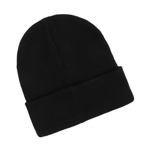 Vente directe usine, faible MOQ, bonnets d'hiver personnalisables avec logo, couleur unie, classiques, tricotés - Product Image 3