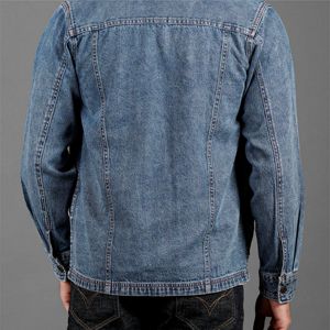 Casual <b>Men</b> <b>Denim</b> <b>Jacket</b> - Classic and Stylish Jean <b>Jacket</b> for Everyday Wear and Layering - Product Image 4