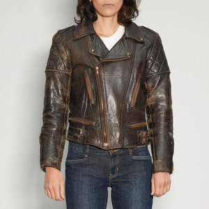 Chaquetas de Cuero de Moda para Mujer, Más Vendidas, Personalizadas con su Propio Logotipo, Chaquetas de Cuero Tejidas de Marca Privada - Product Image 1