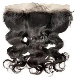 Fournisseur professionnel 100% cheveux slaves Hd dentelle frontale perruque naturelle crue cheveux vietnamiens cuticule cheveux alignés non chimiques