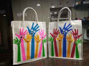 Canvas <b>Storage</b> Tote <b>Bags</b> for Food & Jewelry Multifunctional Foldable 40x40x25cm - Product Image 3