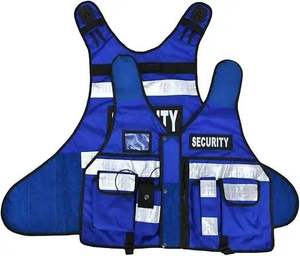 Outdoor Custom Men Engineers <b>Construction</b> High Visibility Reflective Yellow <b>Work</b> Security Safety Vest With Logo Custom Men - Product Image 5