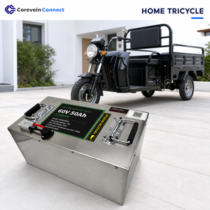 60V 50Ah LiFePO4 <b>Battery</b> Pack Rechargeable Lithium <b>Battery</b> with BMS for Household Electric Cargo Tricycle - Product Image 1