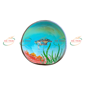 Juego de Cuencos de Coco Lacados Premium para Regalos Corporativos, Recuerdo Artesanal Único de Vietnam con Caja Personalizada - Product Image 2