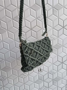 Bolsas de paja de playa de verano de ganchillo bohemio hecho a mano nuevo diseñador mujeres hombro Sling Bag mar hierba bolsa cuadrada - Product Image 2