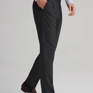 Nouveau pantalon de costume décontracté pour homme 2026, taille mi-haute, léger, écologique, respirant, séchage rapide, mélange polyester/coton - Product Image 4