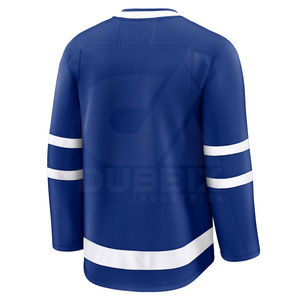 Maillot de hockey sur glace des Maple Leafs de Toronto pour homme, manches longues, col rond, impression sublimée, 100 % polyester, évacuation de l'humidité, coupe classique - Product Image 4