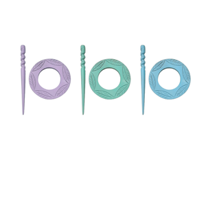 Natural wooden <b>shawl</b> fastener inspired by slow fashion, perfect <b>for</b> styling knitwear without metal or clips - Product Image 2