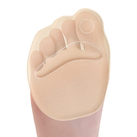 Coussinets d'insertion pour l'avant-pied en éponge, antidérapants, amortissants, souples et flexibles, pour ajustement demi-pointure, pour talons hauts