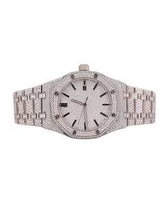 Reloj de Acero Inoxidable con Moissanita VVS, Reloj Mecánico con Diamantes para Hombre, Estilo Hip Hop, Relojes con Moissanita, 100% Pasa el Test de Diamantes - Product Image 4