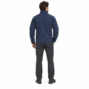 Veste Softshell Unisexe Haut de Gamme OEM, Confortable, Coupe-Vent et Imperméable, Col Montant, Idéale pour l'Extérieur - Product Image 2