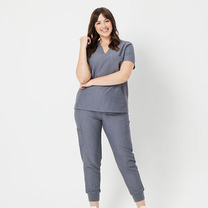 Uniformes Médicos para Hombre, Diseño OEM, Venta de Fábrica, Cintura Elástica, 72% Poliéster/21% Rayón/7% Spandex, para Hospital - Product Image 1