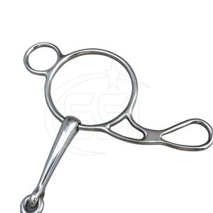 Mors de cheval en acier inoxydable avec finition polie, matériau de haute qualité pour l'équitation quotidienne - Product Image 3