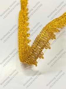 Accesorios de Ropa Ecológicos con Patrón Animal, Adorno de Encaje Metálico Dorado y Plateado con Lentejuelas y Cuentas, 3.5cm de Ancho, Bordado para Zapatos - Product Image 5