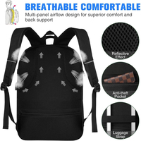 Multifunktionale Wasserdichte Schulrucksäcke Schwarz Kinder-Schultaschen für Jungen Mädchen Kinderrucksäcke Schüler-Schultaschen