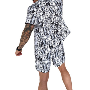 Custom <b>Men's</b> Dollar Print Swim Shorts Quick Dry Beach Board Shorts Graphic Money Print Swim <b>Trunks</b> OEM ODM Swimwear - Product Image 4