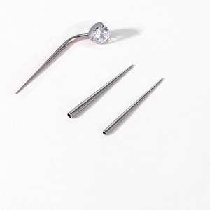 Manual Titanium Insertion Pin Taper for Threadless Jewelry Nostril <b>Piercing</b> Push in <b>Earrings</b> Body <b>Piercings</b> Tool - Product Image 3